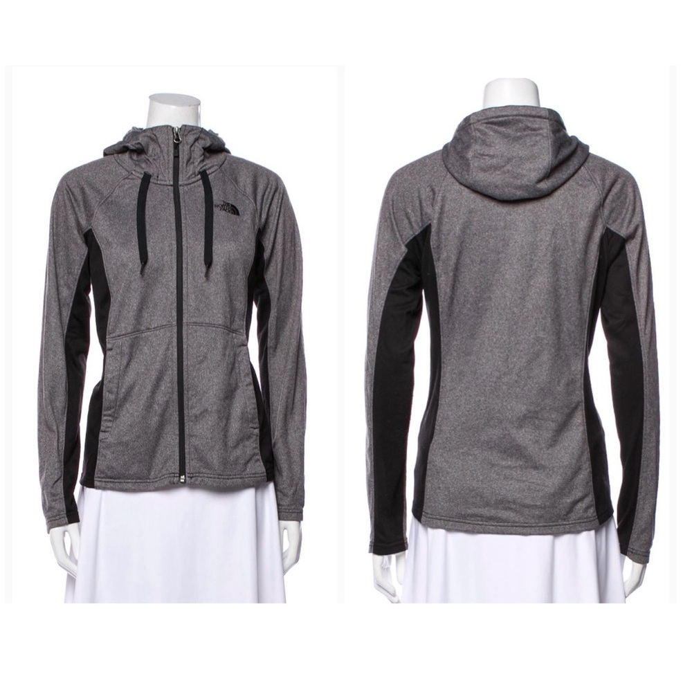 The North Face Gray and Black Hoodie Jacket Small / S